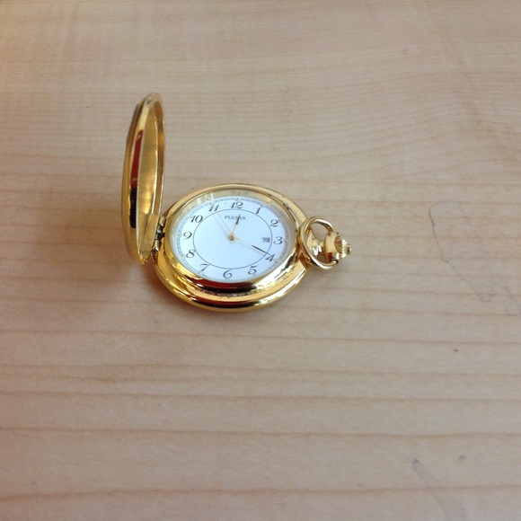 Pulsar Gold Pocket Watch Men's - Picture 1 of 2